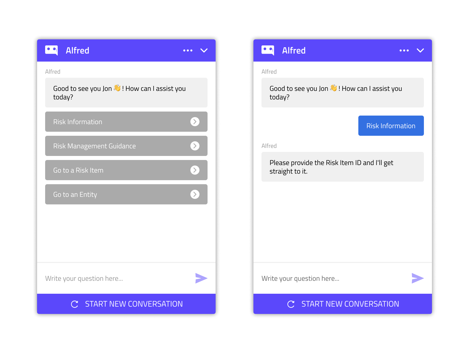 Alfred New Conversation