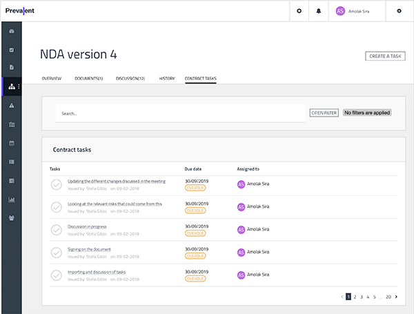 Contract Task Management